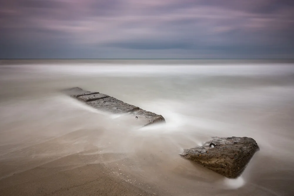 stone groin - Fineart photography by Holger Nimtz