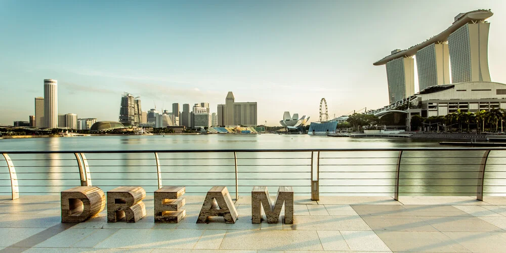 Singapur - D R E A M - fotokunst von Sebastian Rost