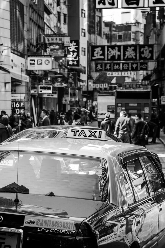 Taxi in Hong Kong - fotokunst von Sebastian Rost
