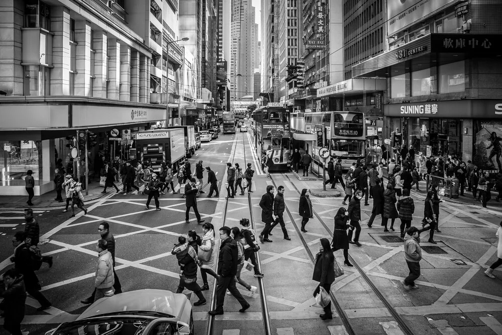 hongkong traffic - Fineart photography by Sebastian Rost