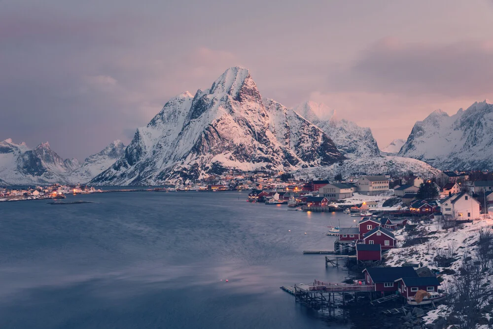 Winter in Reine - Fineart photography by Franz Sussbauer