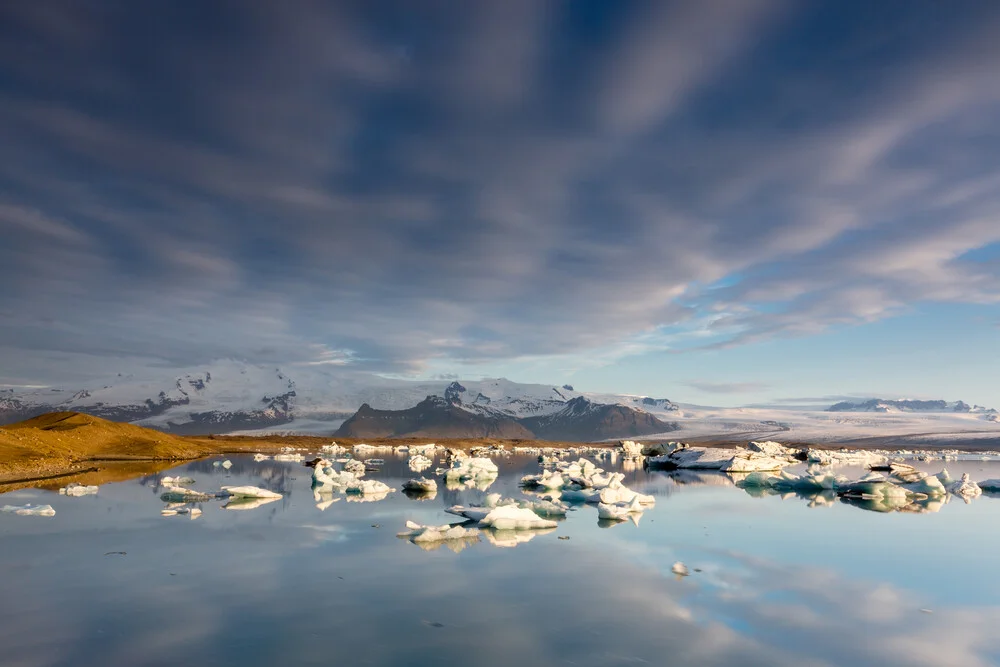 Gletscherlagune - Island - fotokunst von Florian Westermann