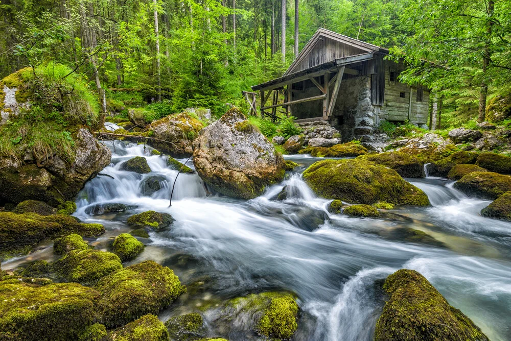 Old Mill - fotokunst von Günther Reissner