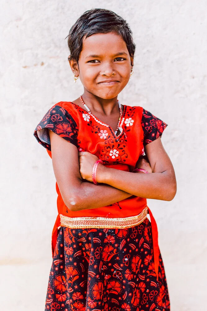 India Girl - fotokunst von Oliver Ostermeyer