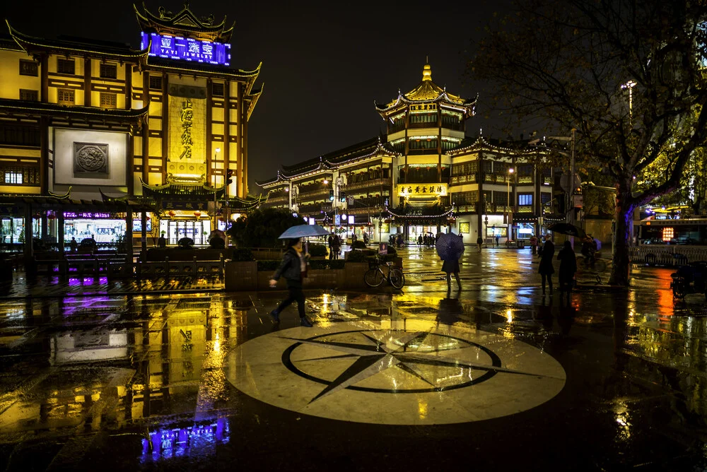 Yuyuan in the Rain - fotokunst von Rob Smith
