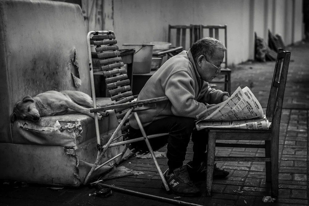 Man and Dog - Fineart photography by Rob Smith