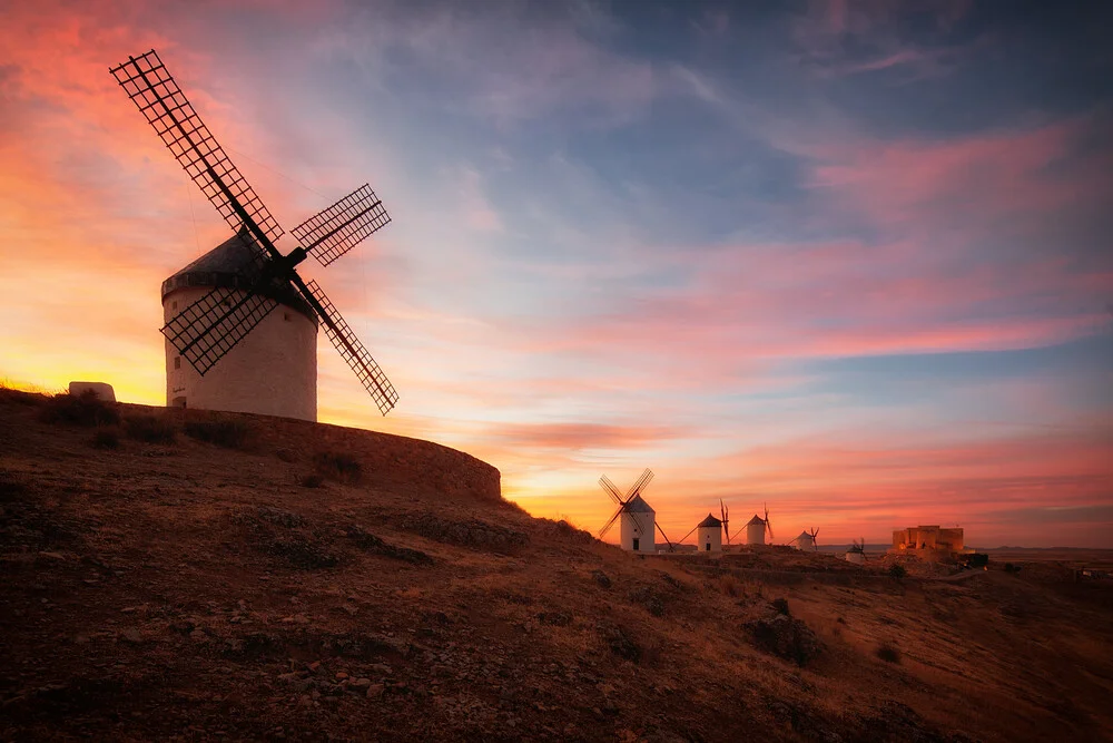 Molinos en Consuegra - fotokunst von Oliver Buchmann