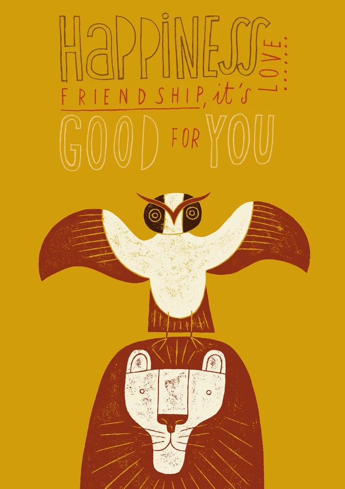 Friendship is good for you - fotokunst von Jean-Manuel Duvivier