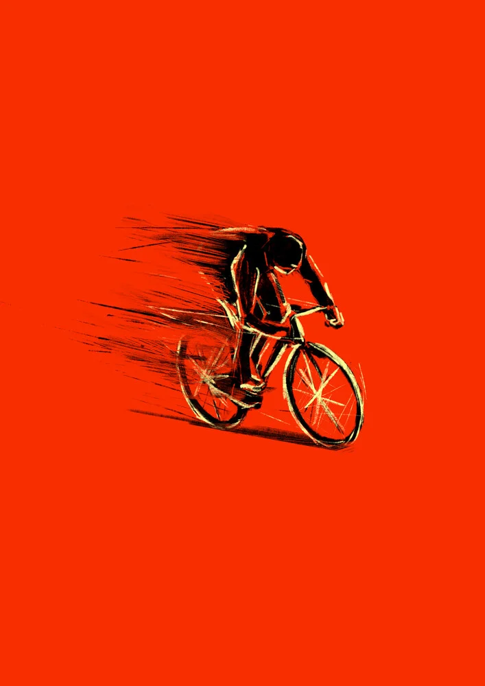 Bike run - fotokunst von Enzo Lo Re