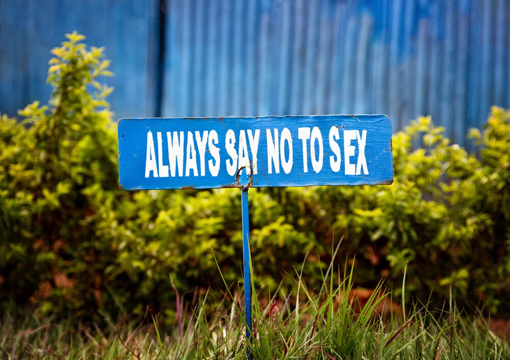 Always say no to sex - fotokunst von Victoria Knobloch