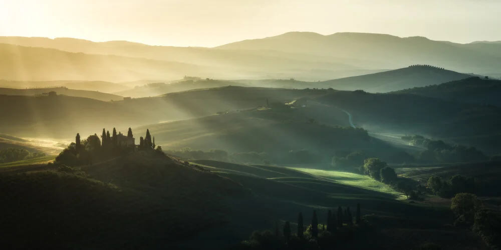 Toskana - Podere Belvedere - fotokunst von Jean Claude Castor