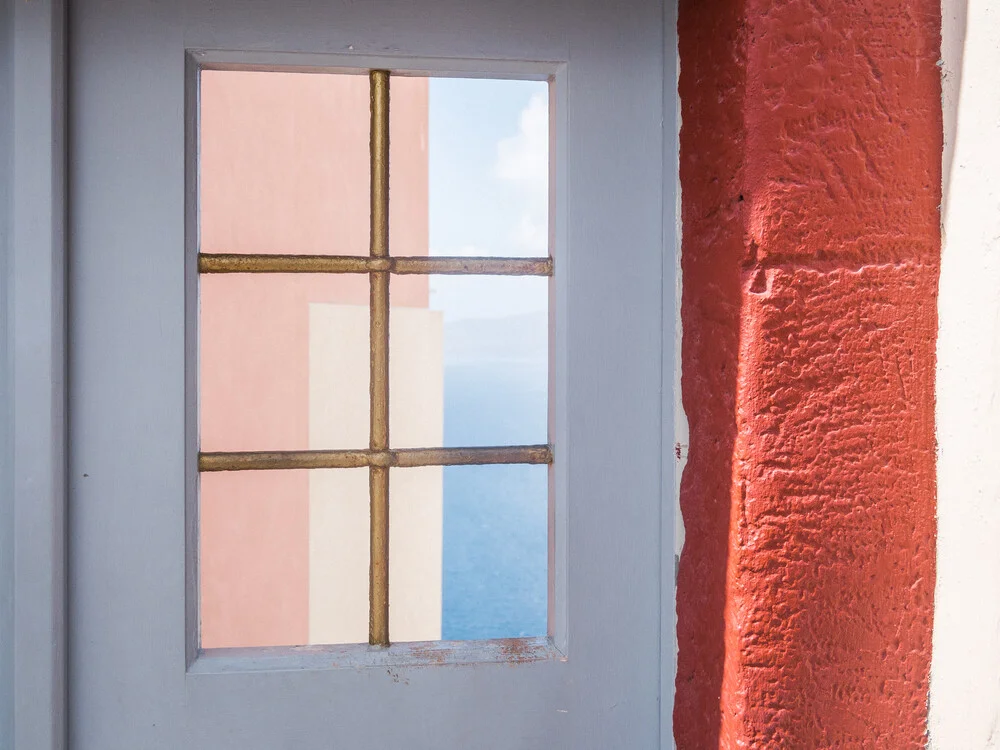Minimalistic Santorini - 20 - fotokunst von Johann Oswald