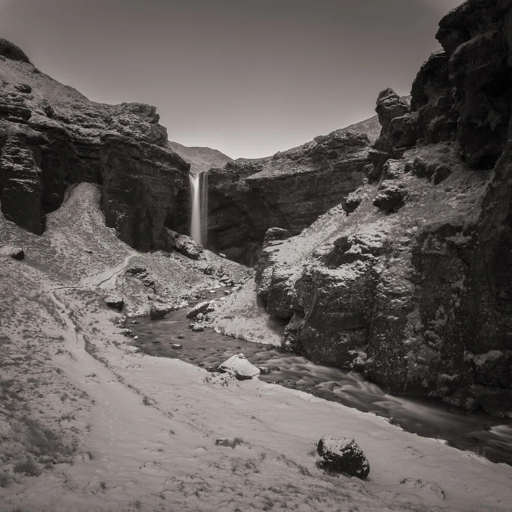 Waterfall Solheimajoekull - Fineart photography by Dennis Wehrmann