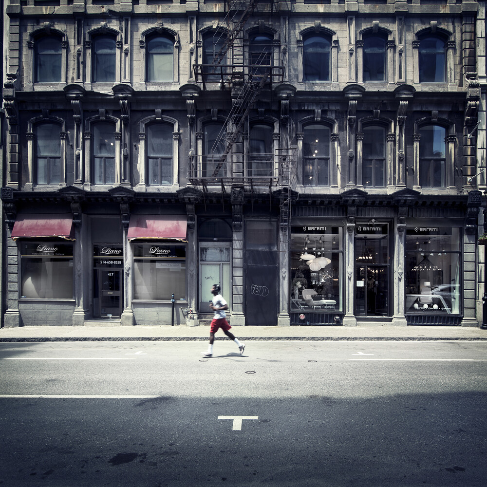 Runner - Montreal - Fineart photography by Ronny Ritschel