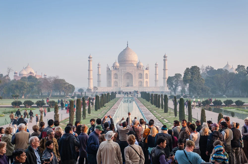 Faszinierender Taj Mahal - fotokunst von Johannes Christoph Elze