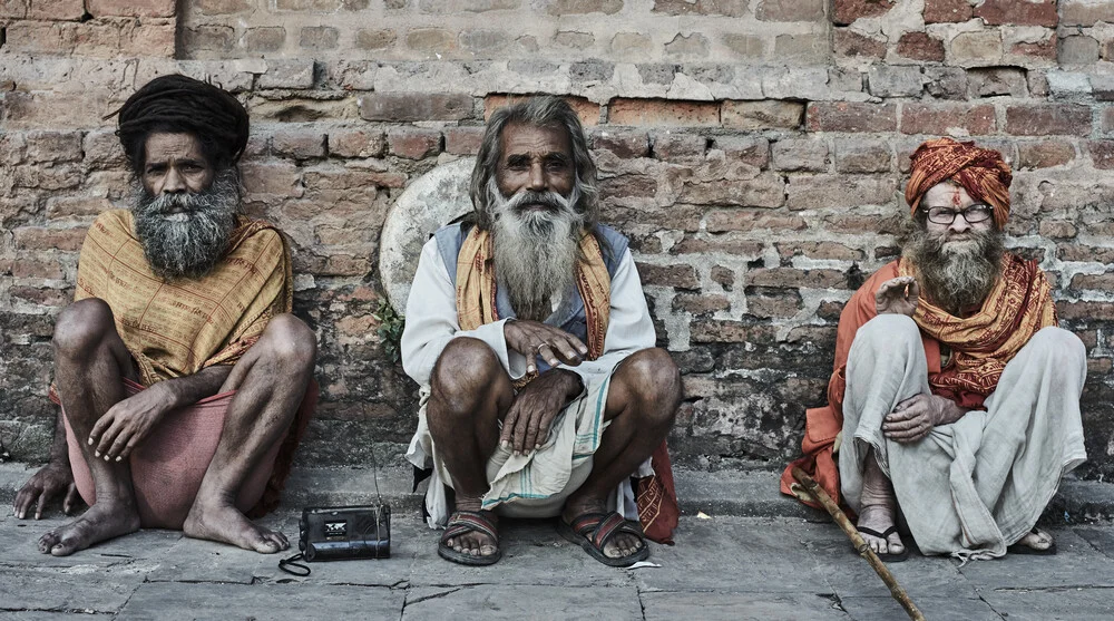 Sadhus - Fineart photography by Jan Møller Hansen