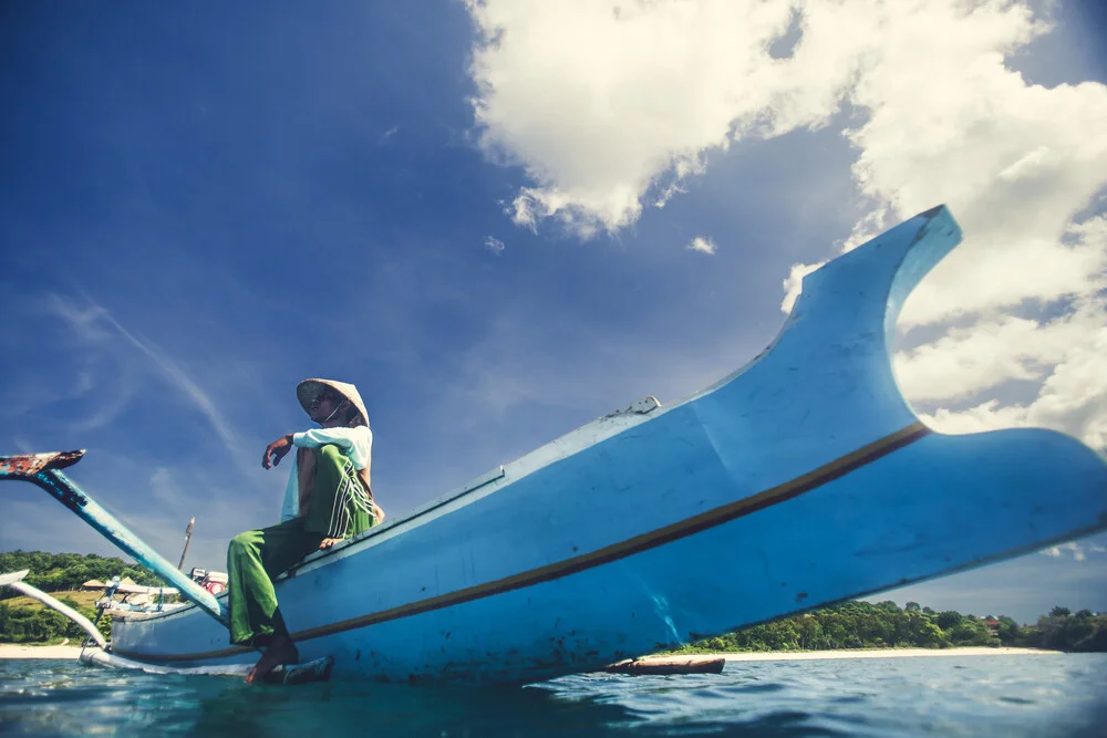 Boat man - Fineart photography by Christian Göran