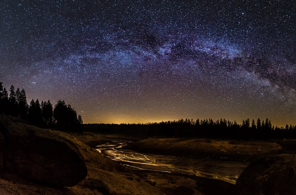 Die Milchstraße im Harz - fotokunst von Oliver Henze