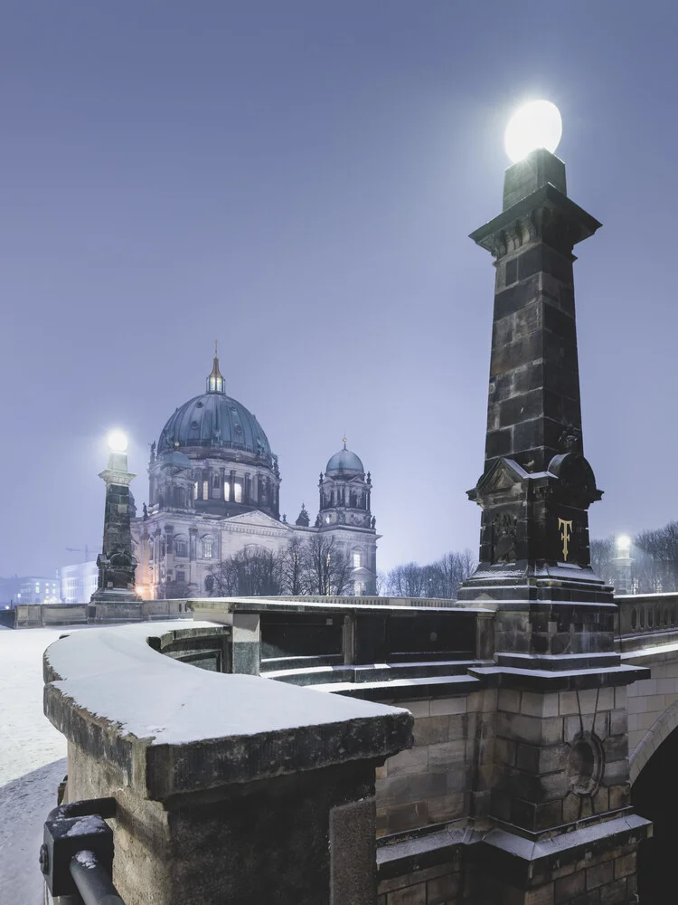 Berliner Dom im Winter - fotokunst von Ronny Behnert