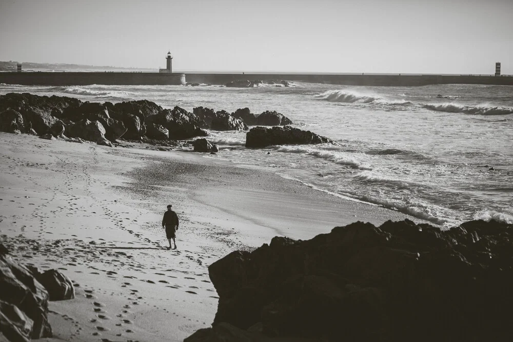 Going for a walk on the beach - Fineart photography by Oana Popa