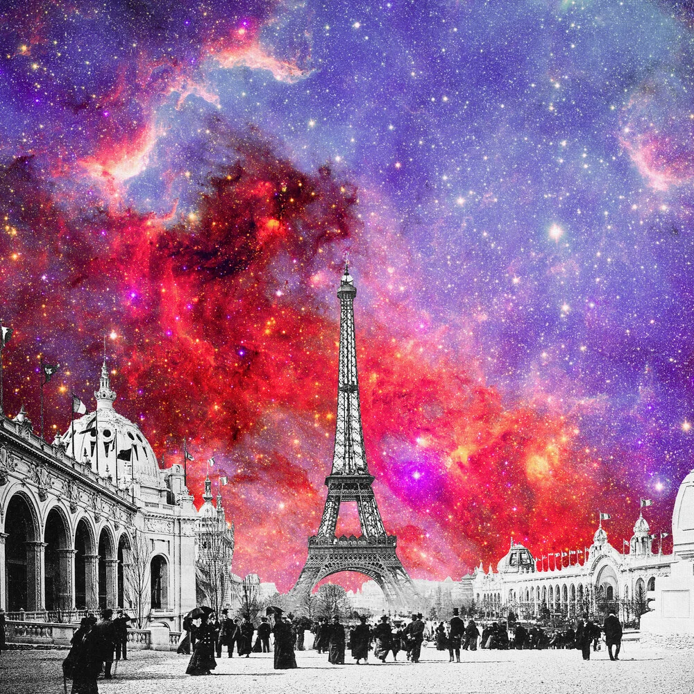 Nebula Vintage Paris - fotokunst von Bianca Green