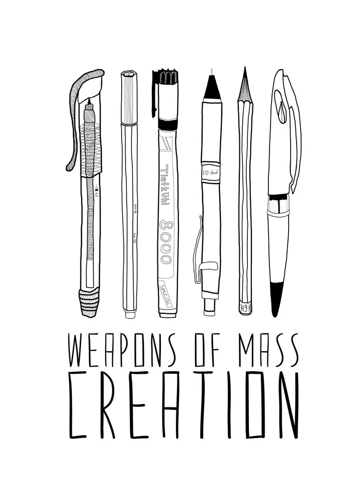 Weapons Of Mass Creation - fotokunst von Bianca Green