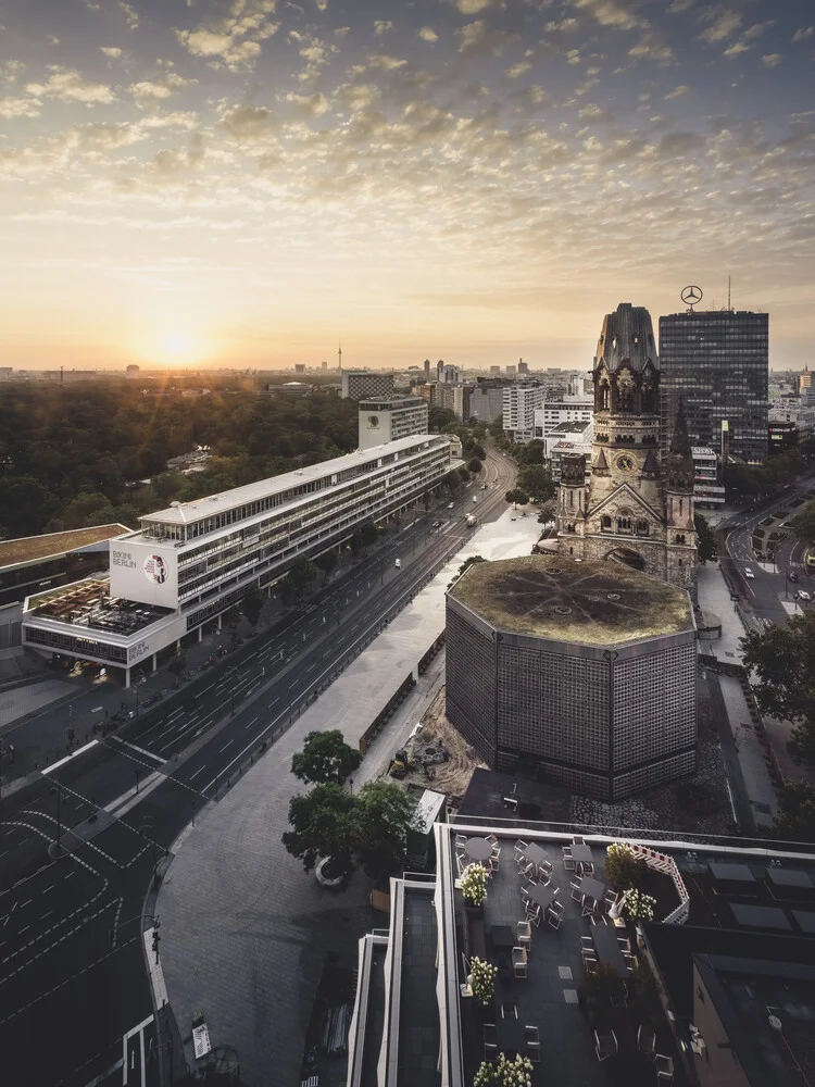 Berliner Breitscheidplatz im Morgenlicht - fotokunst von Ronny Behnert