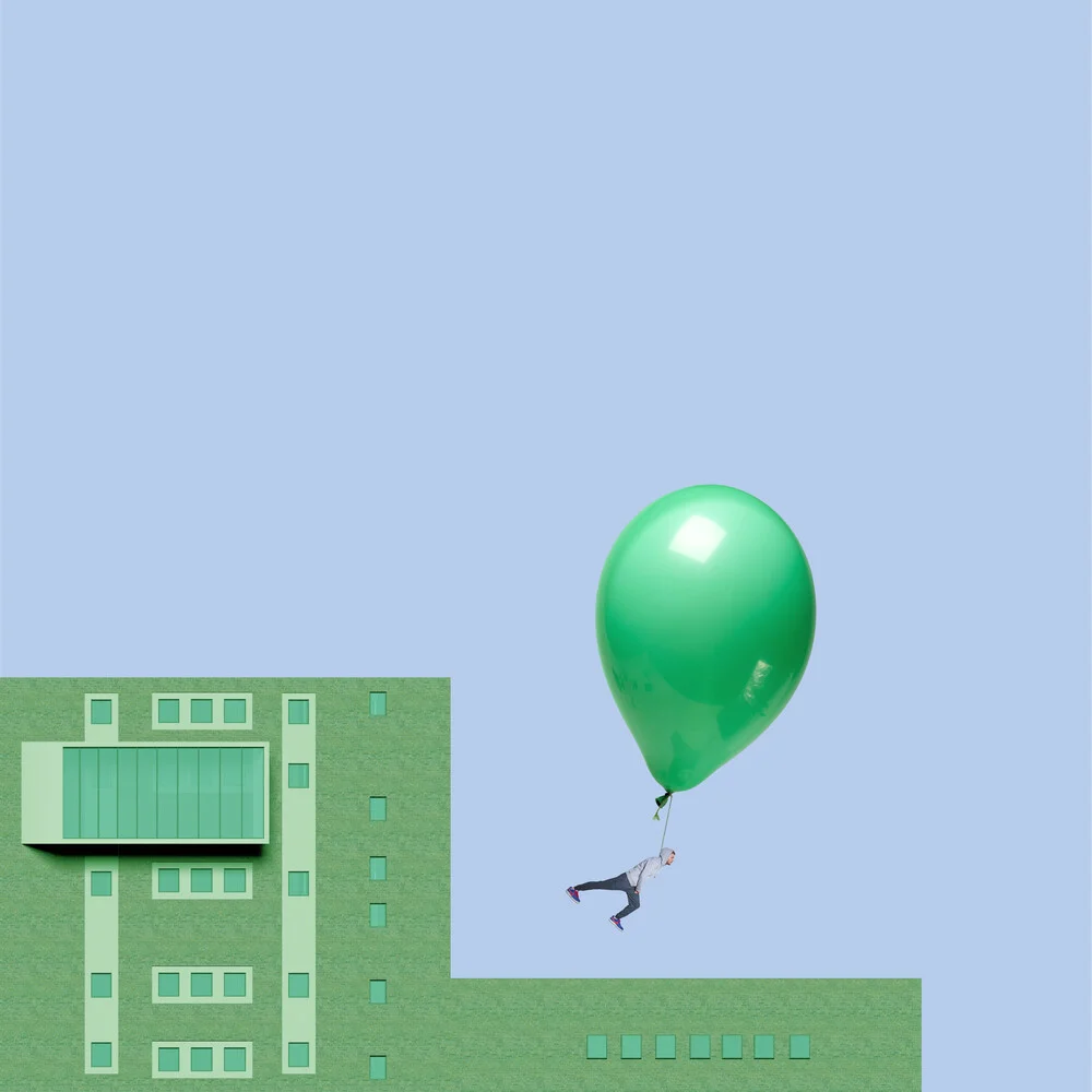Balloon in the air - fotokunst von Caterina Theoharidou