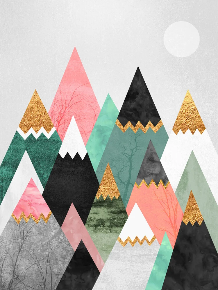 Pretty Mountains - fotokunst von Elisabeth Fredriksson