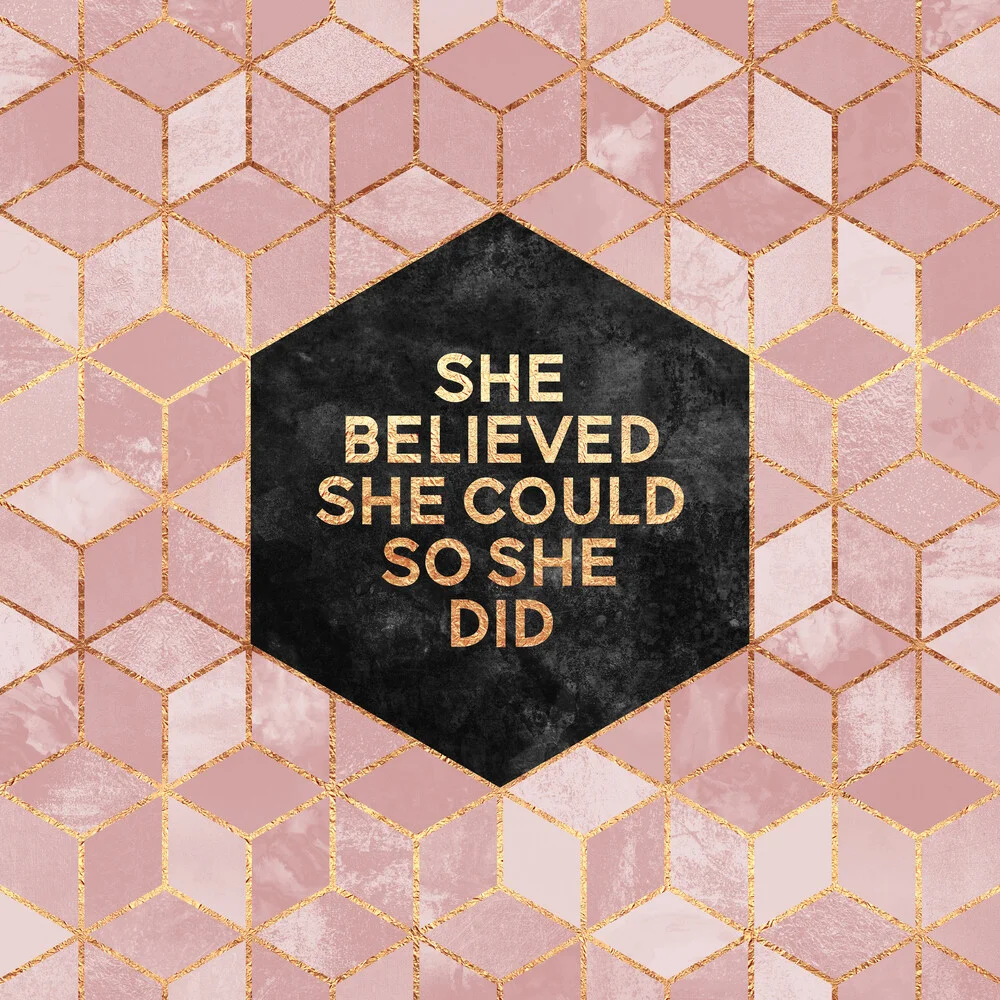 She Believed She Could - fotokunst von Elisabeth Fredriksson