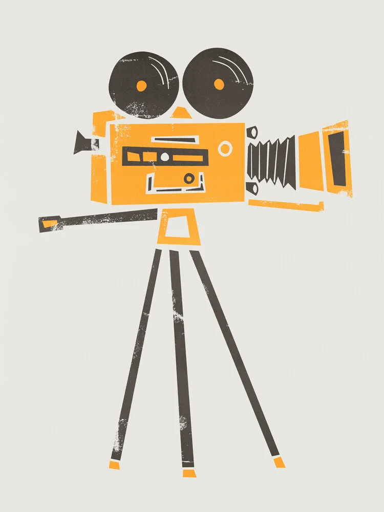 Vintage Cine Camera - fotokunst von Fox And Velvet