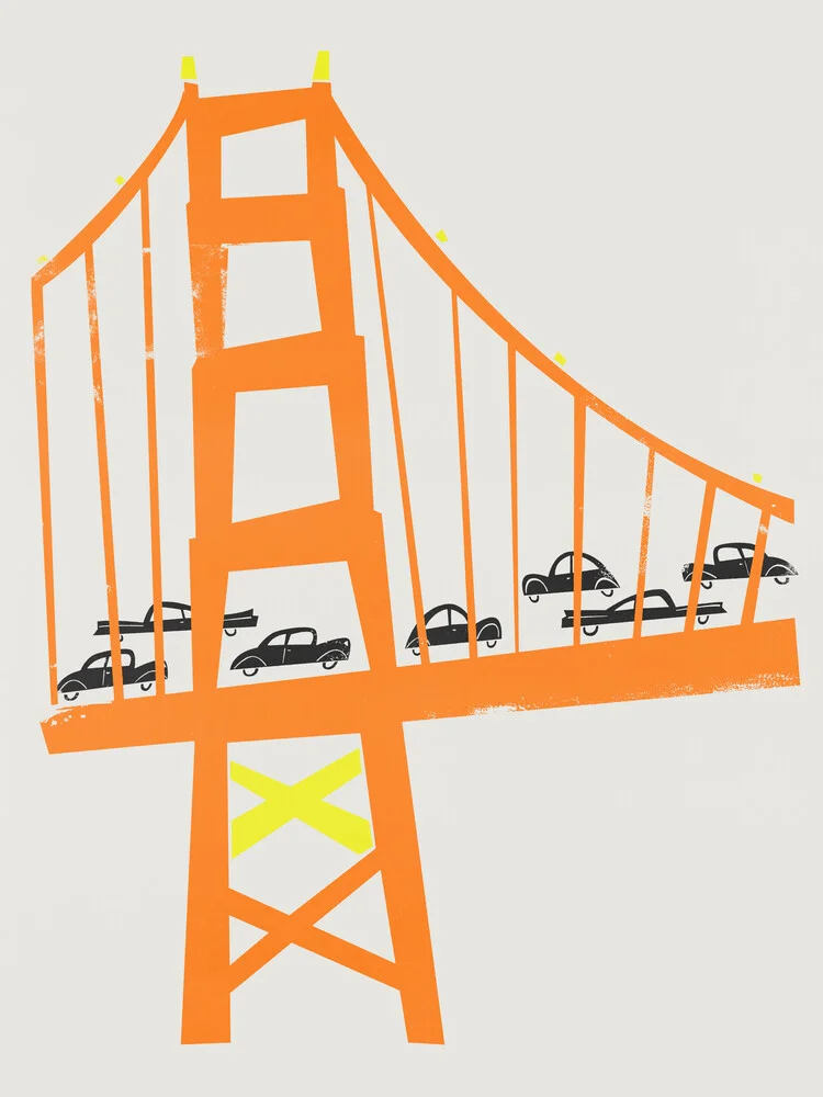 Golden Gate Bridge - fotokunst von Fox And Velvet