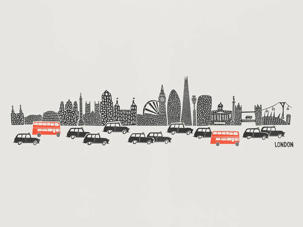 London Skyline - fotokunst von Fox And Velvet