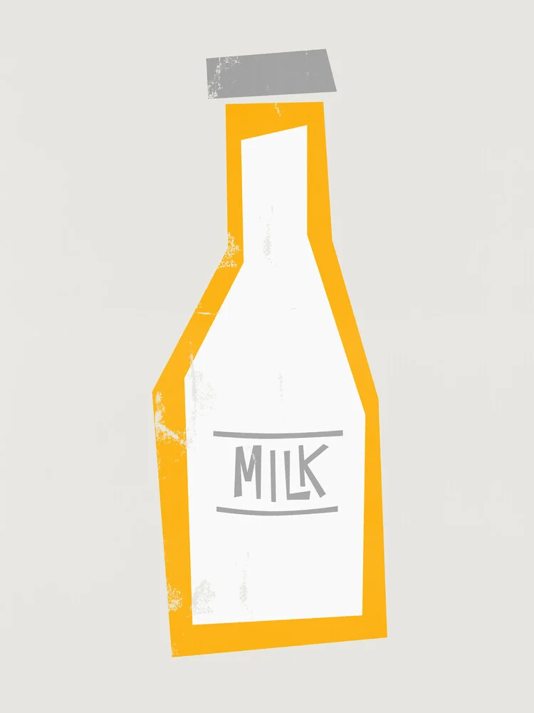 Mid Century Milk Bottle - Fineart photography by Fox And Velvet