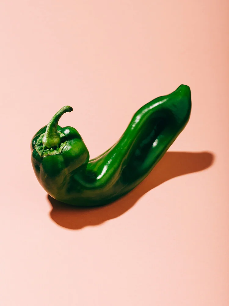 Green Pepper - fotokunst von Stéphane Dupin