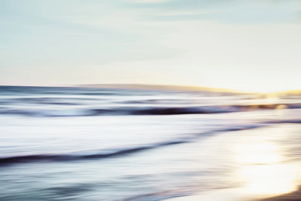 Sonnenuntergang am Mittelmeer - fotokunst von Nadja Jacke