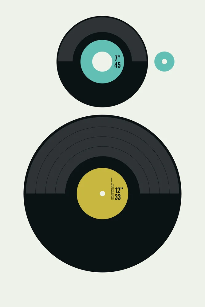 EP versus LP - fotokunst von Bo Lundberg