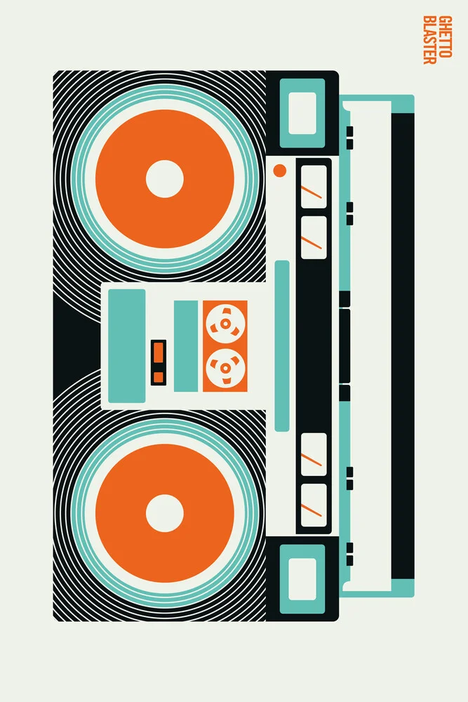 Ghetto Blaster - fotokunst von Bo Lundberg