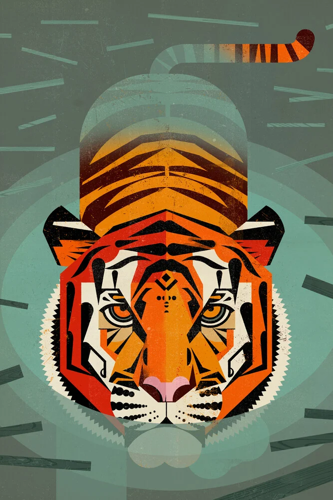 Tiger - fotokunst von Dieter Braun