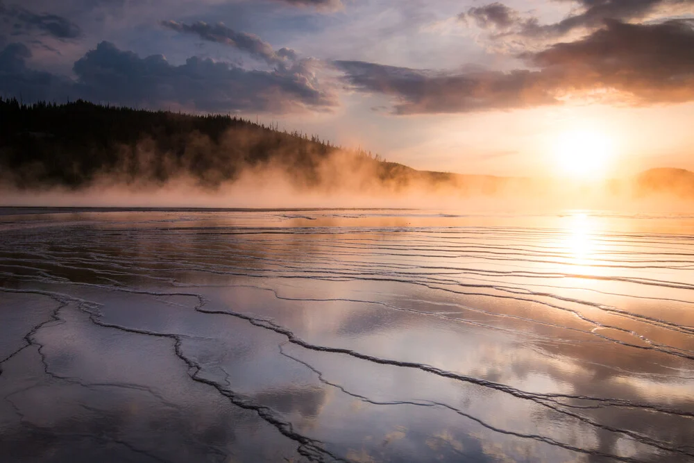 grand prismatic spring - Fineart photography by Christoph Schaarschmidt