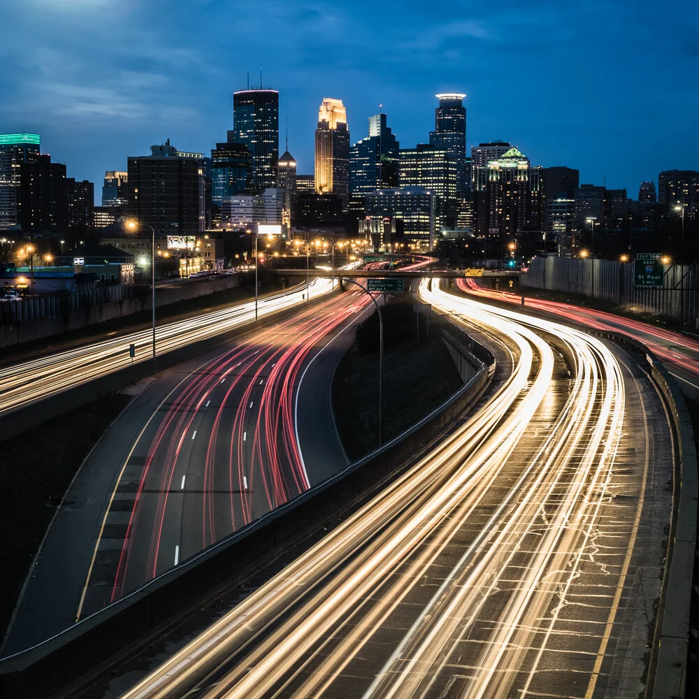 SKYLINE MINNEAPOLIS - fotokunst von Christian Janik