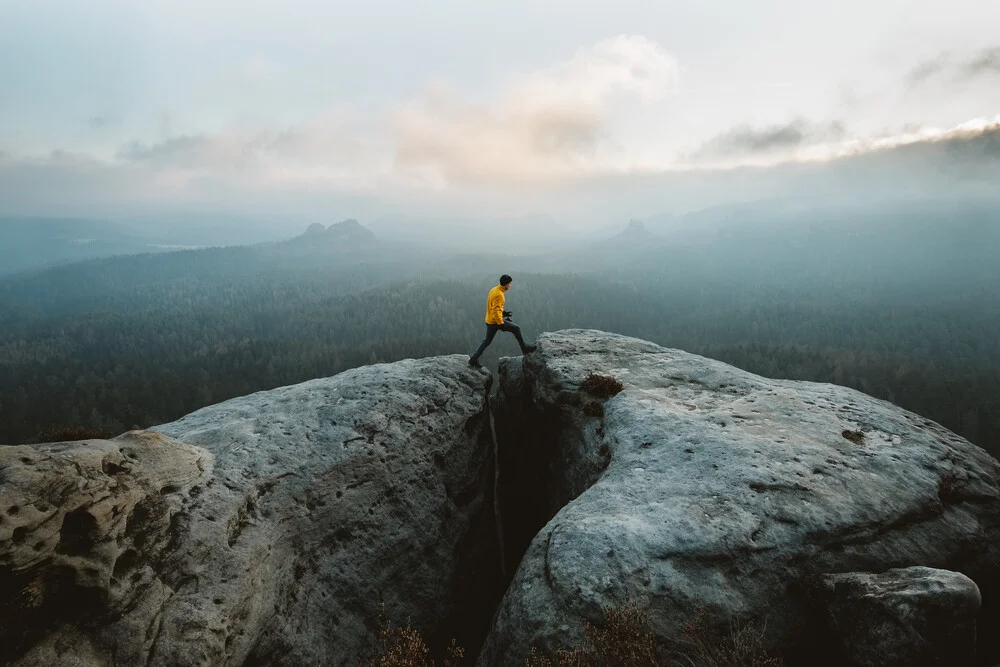 Big Step on The Rock - Fineart photography by Asyraf Syamsul