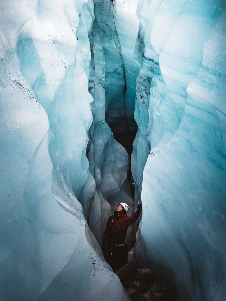 Blue Heart of Glacier - Fineart photography by Asyraf Syamsul