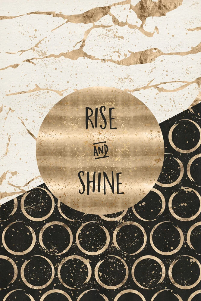 GRAPHIC ART Rise and shine - fotokunst von Melanie Viola