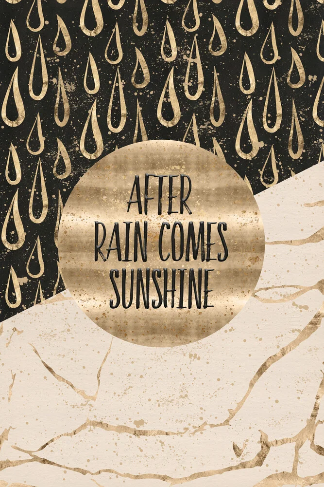 GRAPHIC ART After rain comes sunshine - fotokunst von Melanie Viola