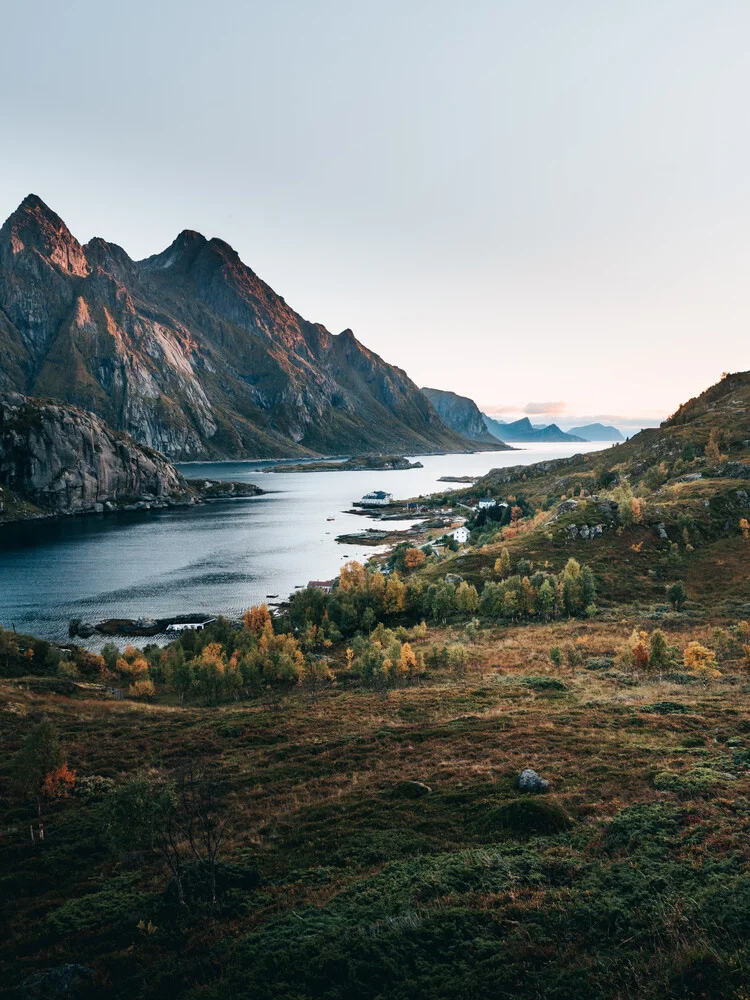 Herbst auf den Lofoten - fotokunst von Frederik Schindler