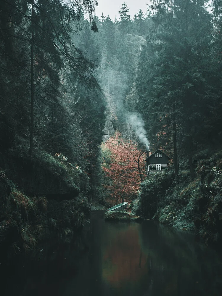 Cozy Cabin Vibes - fotokunst von Luca Jaenichen