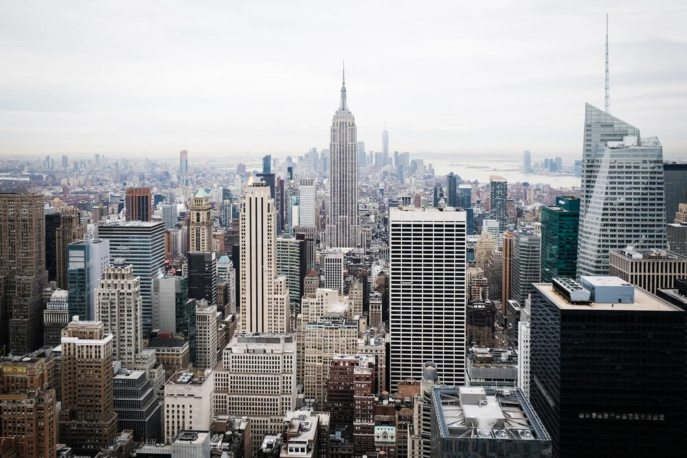 MANHATTAN AERIAL - fotokunst von Roman Becker