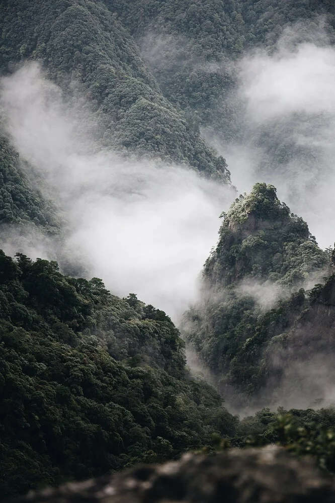 Chinesische Berge - fotokunst von Christian Hartmann