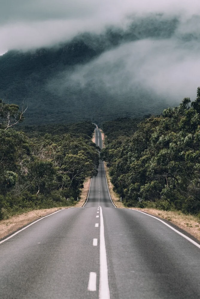 Strasse im Grampians Nationalpark - fotokunst von Christian Hartmann